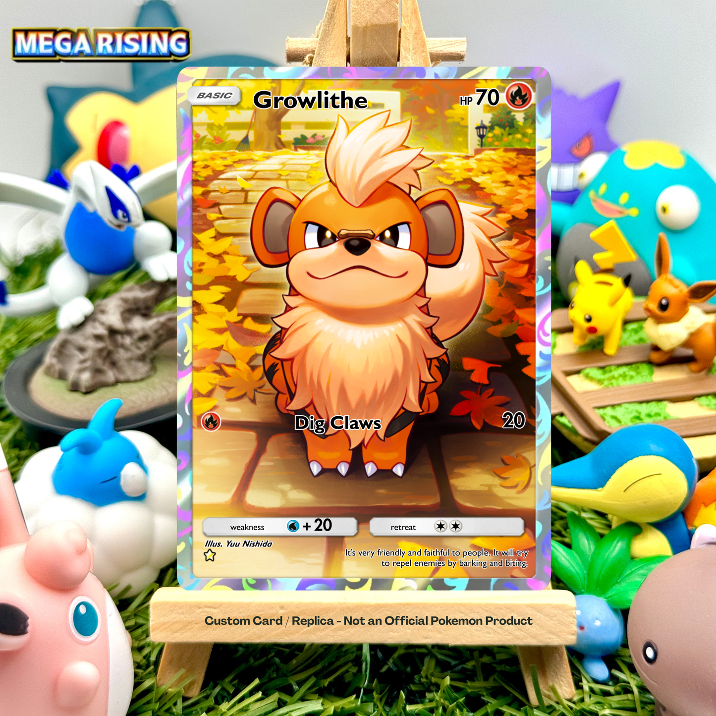 Growlithe - Mega Rising