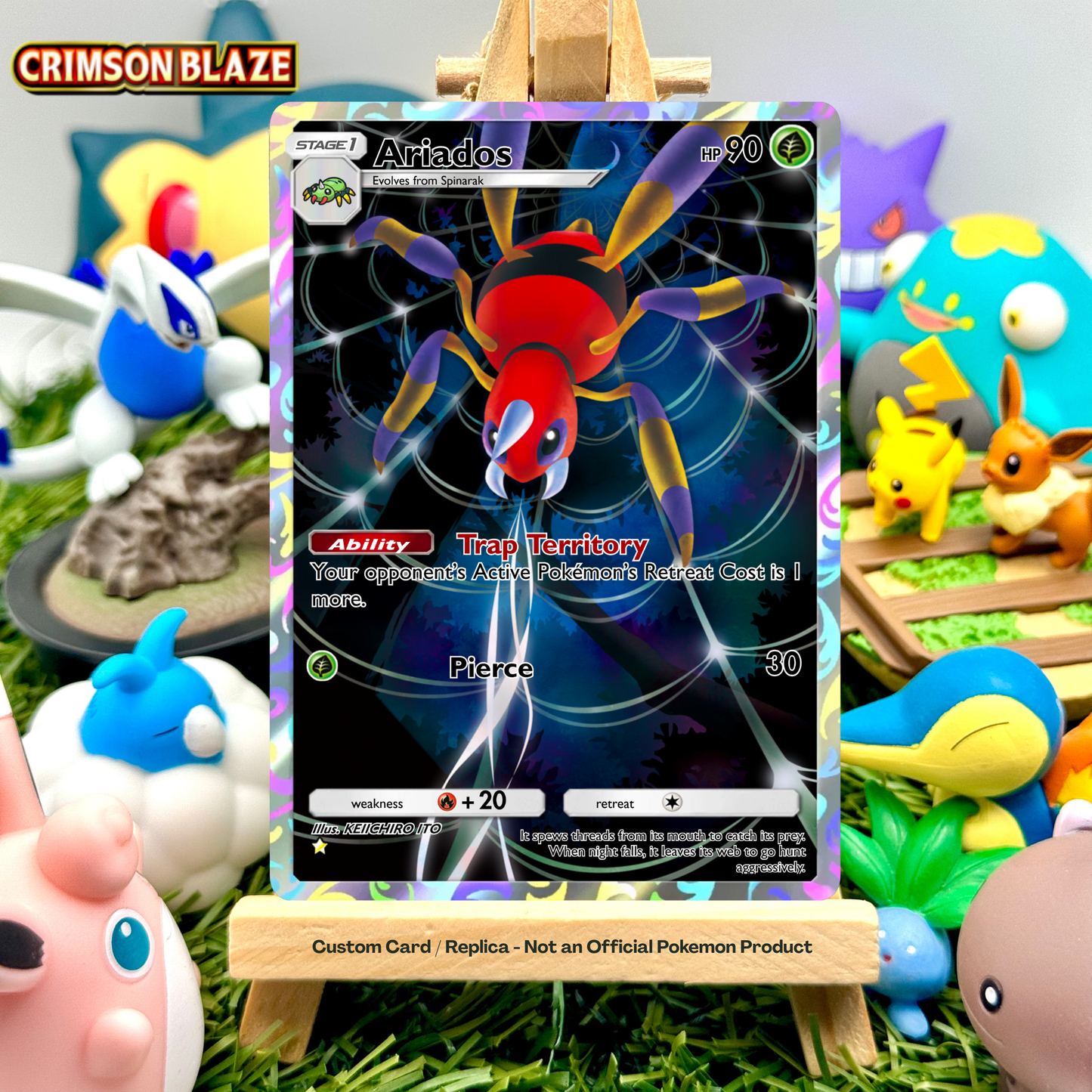 Ariados - Crimson Blaze