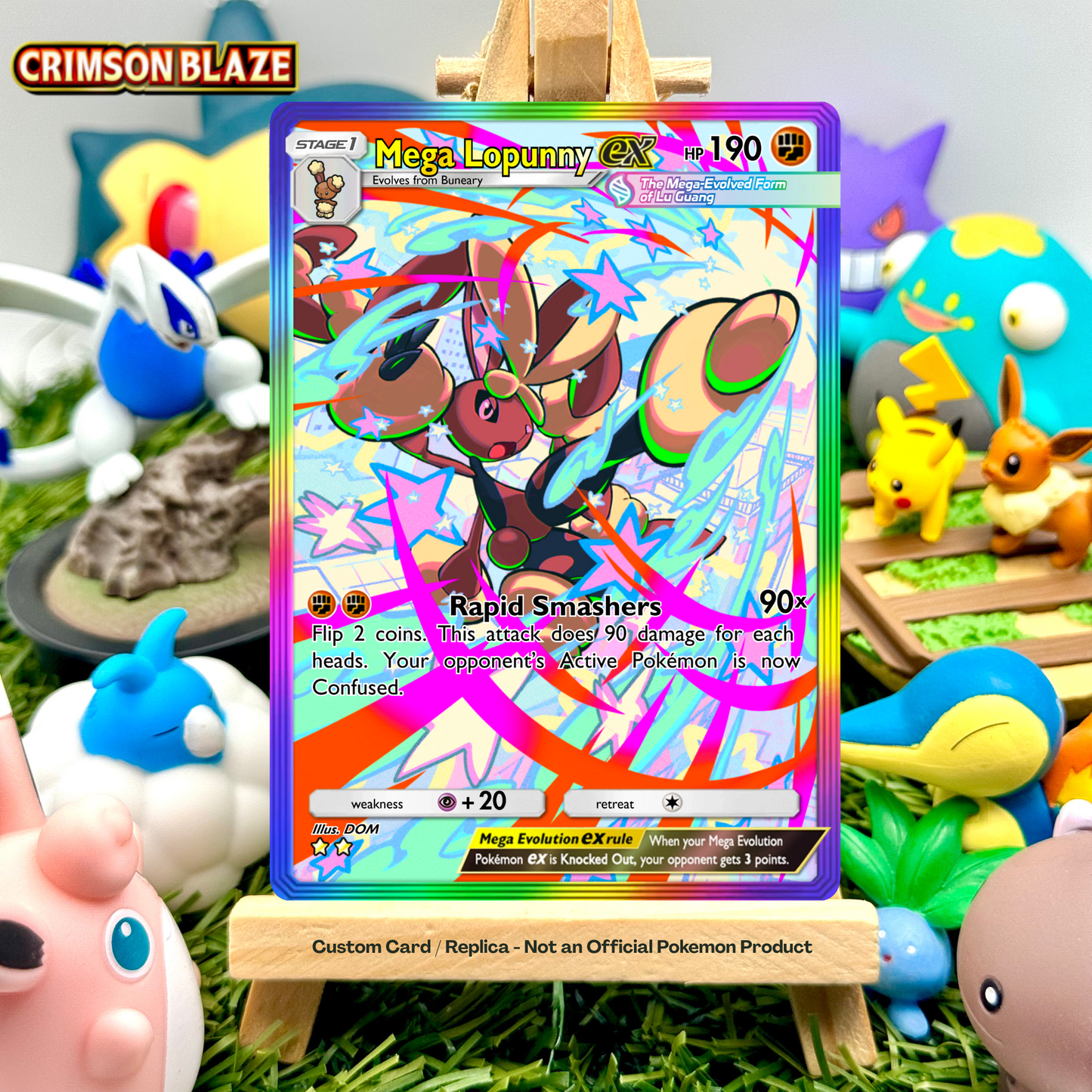 Mega Lopunny Ex - Crimson Blaze