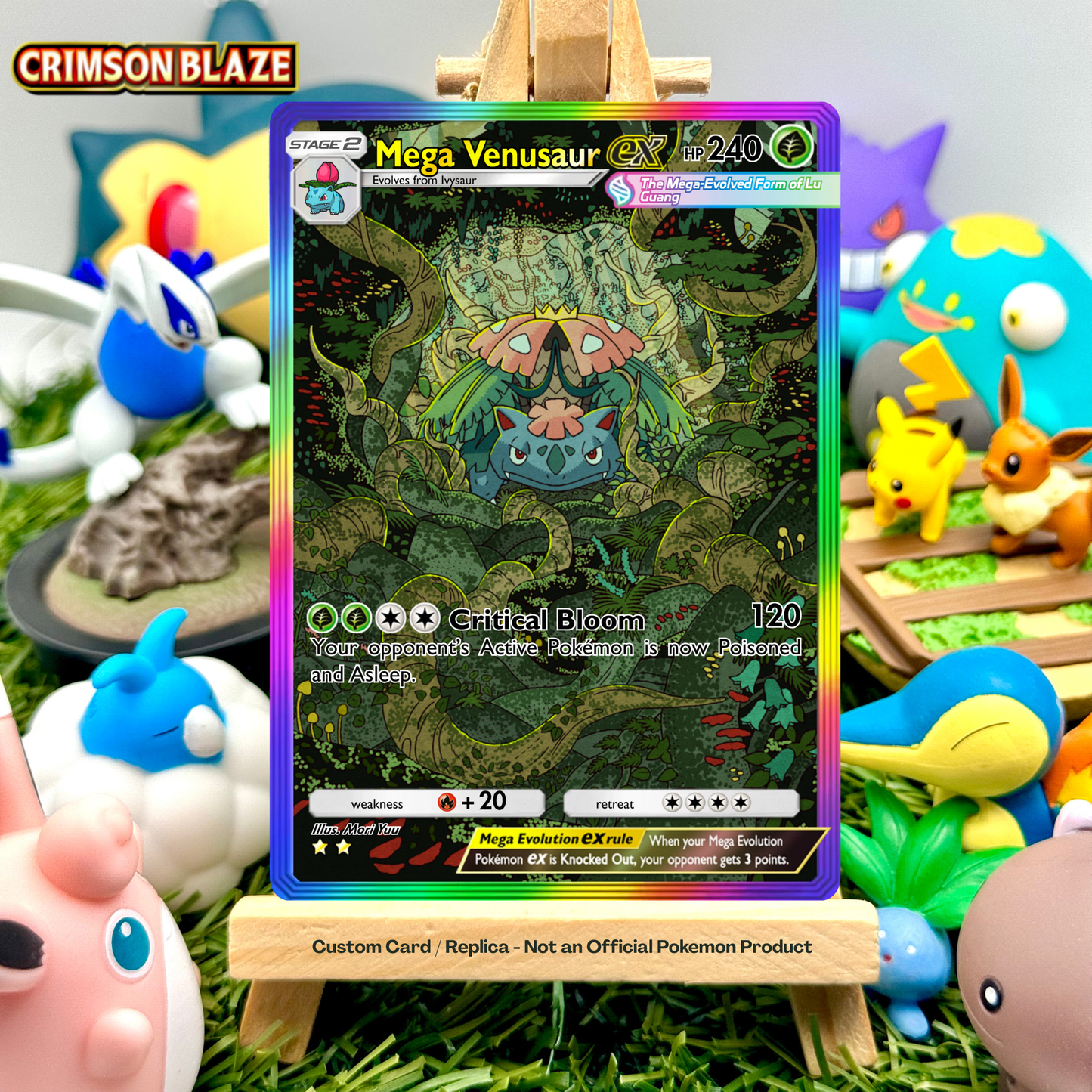 Mega Venusaur Ex - Crimson Blaze