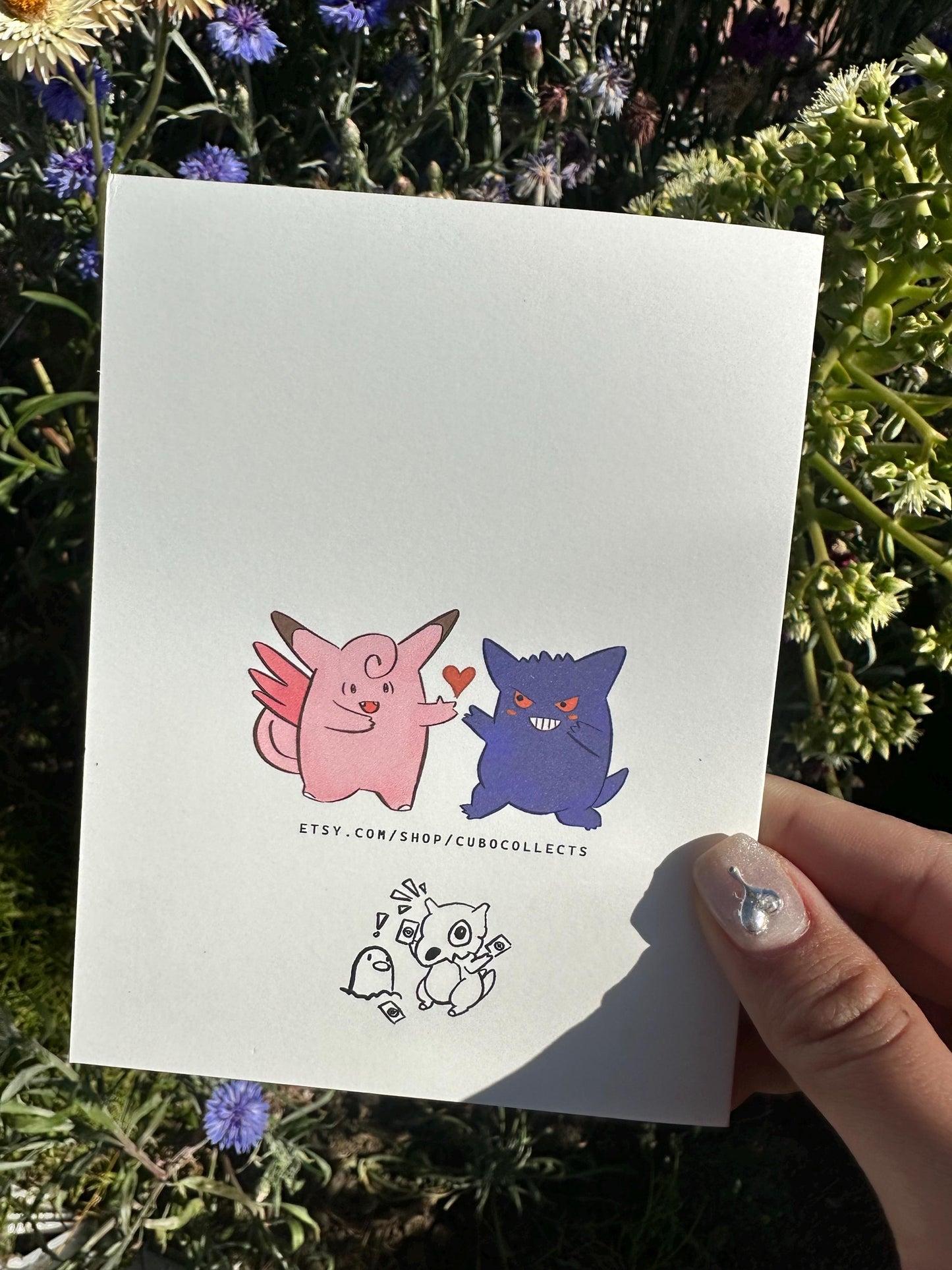 I Choose You - Gengar and Cleffable Card