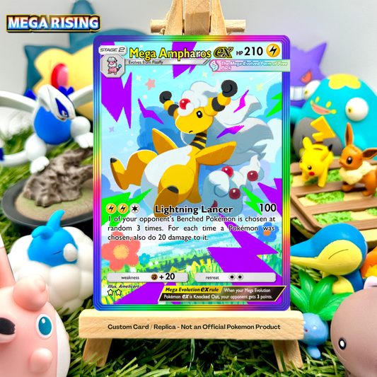 Mega Ampharos ex - Mega Rising