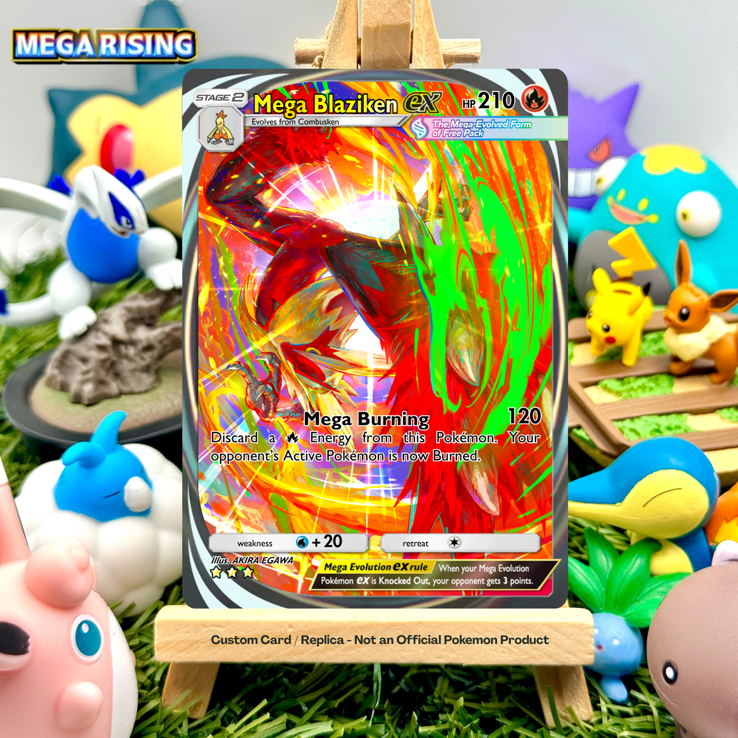 Mega Blaziken ex - Mega Rising
