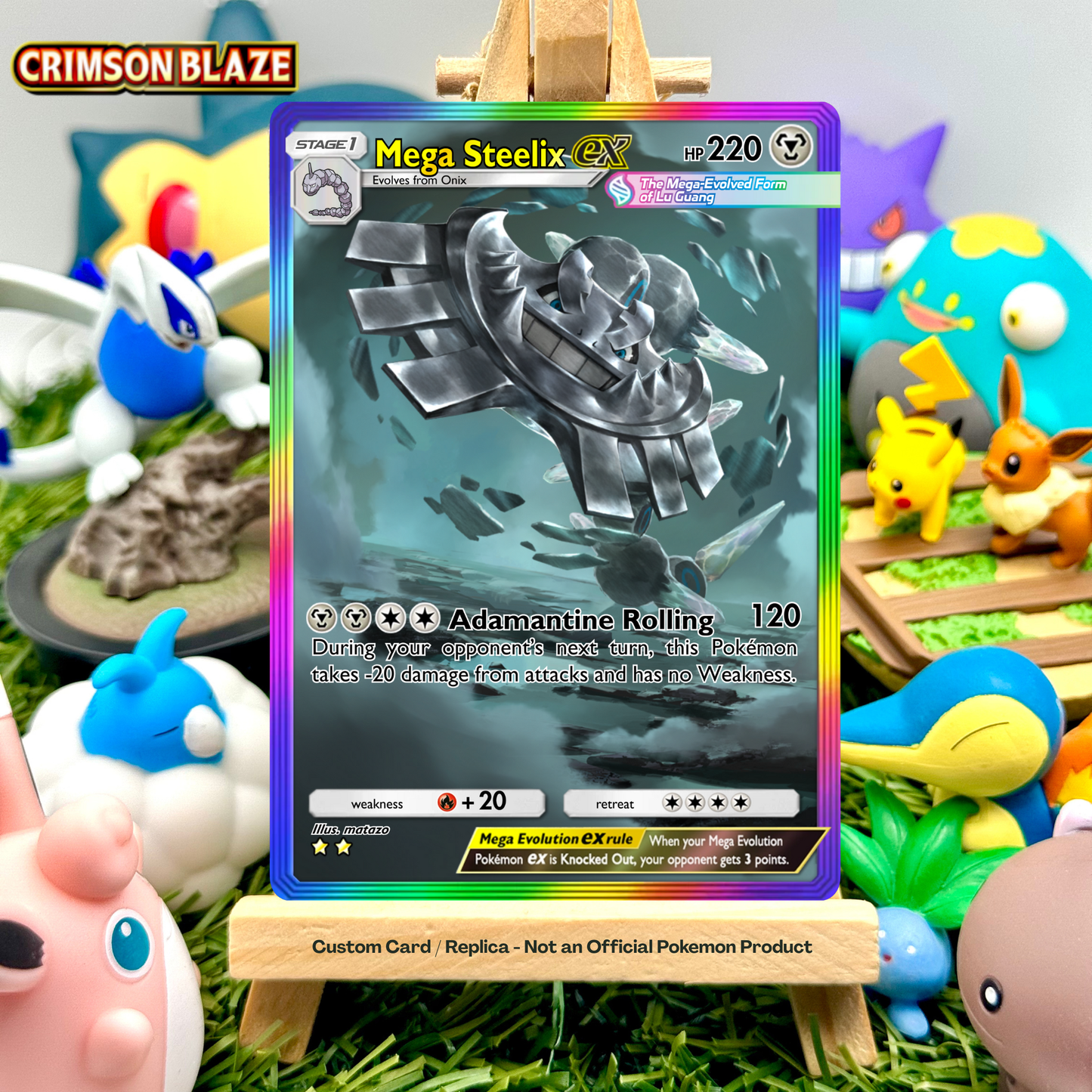 Mega Steelix Ex - Crimson Blaze